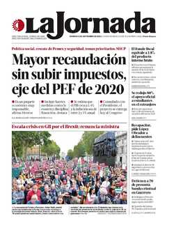 Portada de 2019/09/08. Seleccione para ir a esta edición. Portada de 2019/09/08. Seleccione para ir a esta edición.