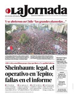 Portada de 2019/10/26. Seleccione para ir a esta edición. Portada de 2019/10/26. Seleccione para ir a esta edición.