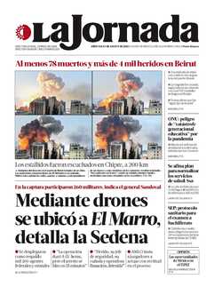 Portada de 2020/08/05. Seleccione para ir a esta edición. Portada de 2020/08/05. Seleccione para ir a esta edición.