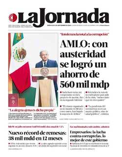 Portada de 2020/09/02. Seleccione para ir a esta edición. Portada de 2020/09/02. Seleccione para ir a esta edición.