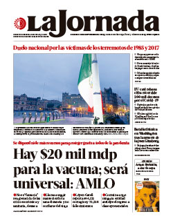 Portada de 2020/09/20. Seleccione para ir a esta edición. Portada de 2020/09/20. Seleccione para ir a esta edición.