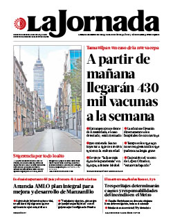 Portada de 2021/01/11. Seleccione para ir a esta edición. Portada de 2021/01/11. Seleccione para ir a esta edición.