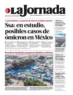 Portada de 2021/12/03. Seleccione para ir a esta edición. Portada de 2021/12/03. Seleccione para ir a esta edición.