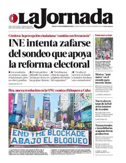 Portada de 2022/11/03. Seleccione para ir a esta edición. Portada de 2022/11/03. Seleccione para ir a esta edición.