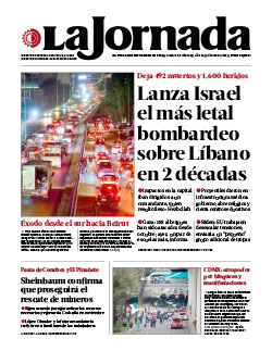 Portada de 2024/09/24. Seleccione para ir a esta edición. Portada de 2024/09/24. Seleccione para ir a esta edición.